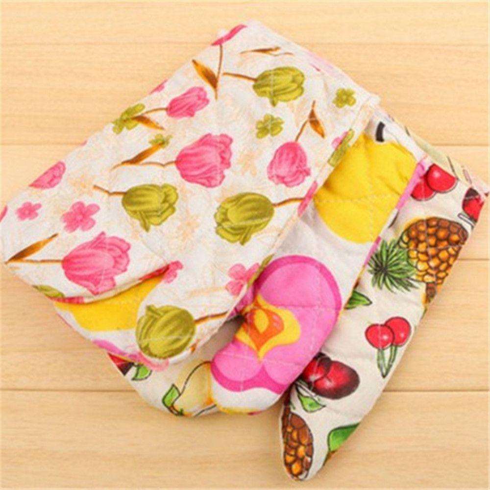 Fashion Baking Household Gloves Oven Mitts Microwave Gloves Thickened Anti-scalding