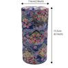 Noguchi Kumataro Tea Garden Tea Large Capacity Yuzen Washi Paper with Inner Cherry Blossom Blizzard Made in Stylish Caddy, 200g, Lid, Design, Japan,