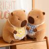 And Soft Cuddly Capybara Plush Doll Cozy Stuffed Animal Excellent Gift For Kids