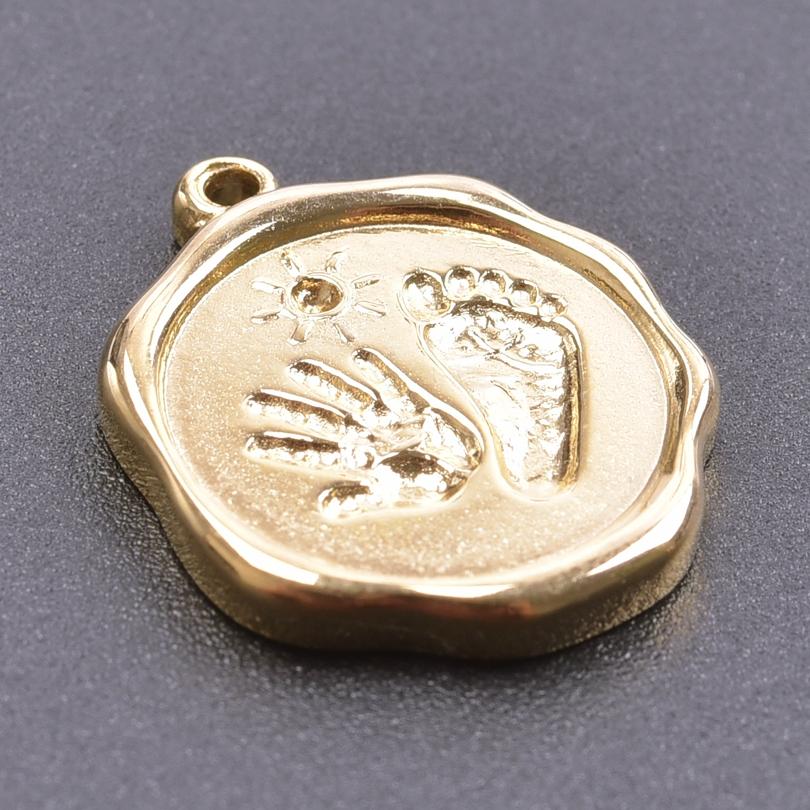 5pcs/Lot Gold Color Animal Butterfly Charm Ojo Turco Stainless Steel Charms For Jewelry Making Supplies Skull Head Star Moon Eye