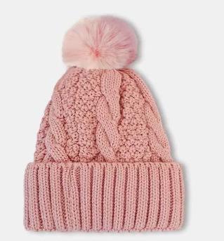 Versatile Warm Foreign Trade Style European American Knitted Hat Solid Color Knitted Hat Women with Velvet Hat New Knitted Hat