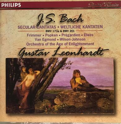 CD LEONHARDT, FRIMMER; DOLLS - Bach: Cantatas 173 & 201  4467162 Philips 1996 Europe Classical Used