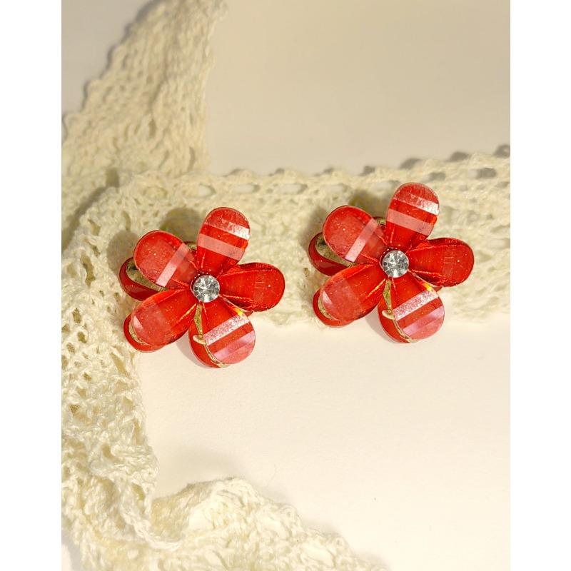 Mini Fiore Estivo Metallico Piccolo Clip a Pinza Nuovo Petalo Fermaglio per Capelli da Donna Clip per Frangia Clip Laterale per Capelli Accessori per Capelli Donna
