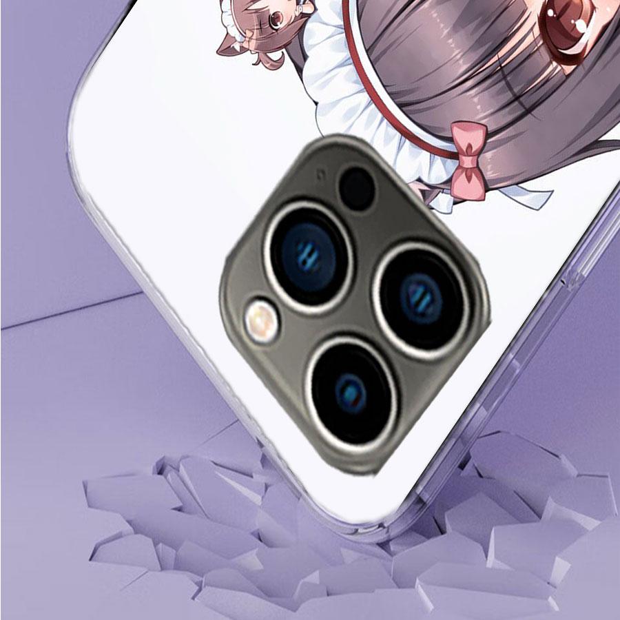 Chocola Nekopara Phone Case For Iphone 17 Air 15 Pro 14 Plus 16 Pro Max 12 13 Mini 11 16E X XS Cover Cute Fundas