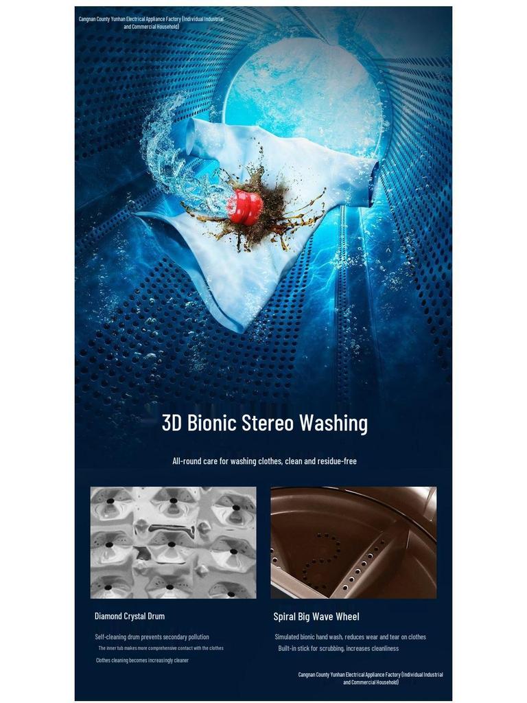 Best-Selling 8kg Fully Automatic Washer & Dryer Combo for Small Apartments