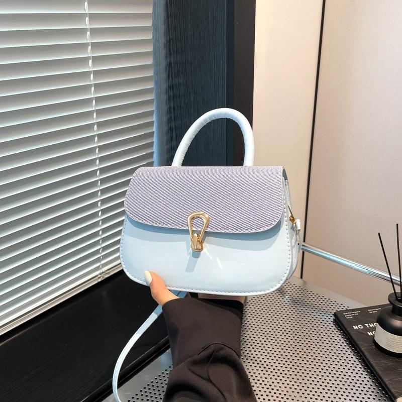 Small Bag New Spring and Summer Fashion Small Square Bag Underarm Commuter Women's Bag Textured Shoulder Messenger Bag