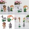 Collectible Madagascar Movie Action Figures Mini Dolls For Collection And Decoration Safe Material