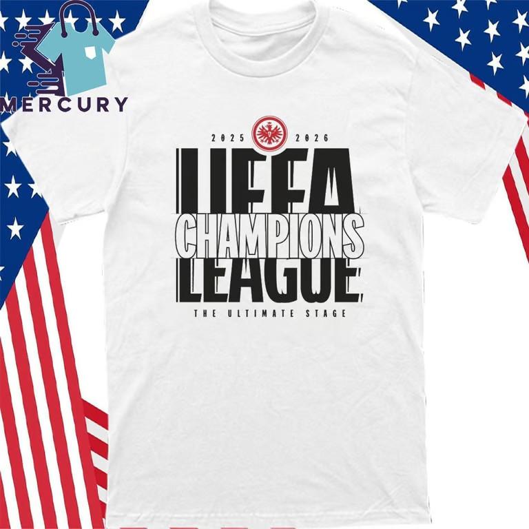 Eintracht Frankfurt 2025-26 Uefa League Champions T-Shirt L
