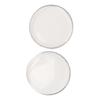 2PCS 6.5in Drumhead Replacement Waterproof Polyester Film Drum Head Jazz Drum Accessory White