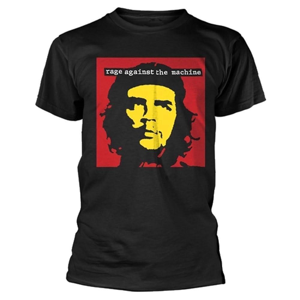 Unisex shirt Cotton Oversize Large Size Rage Against The Machine Che T Shirt S Black