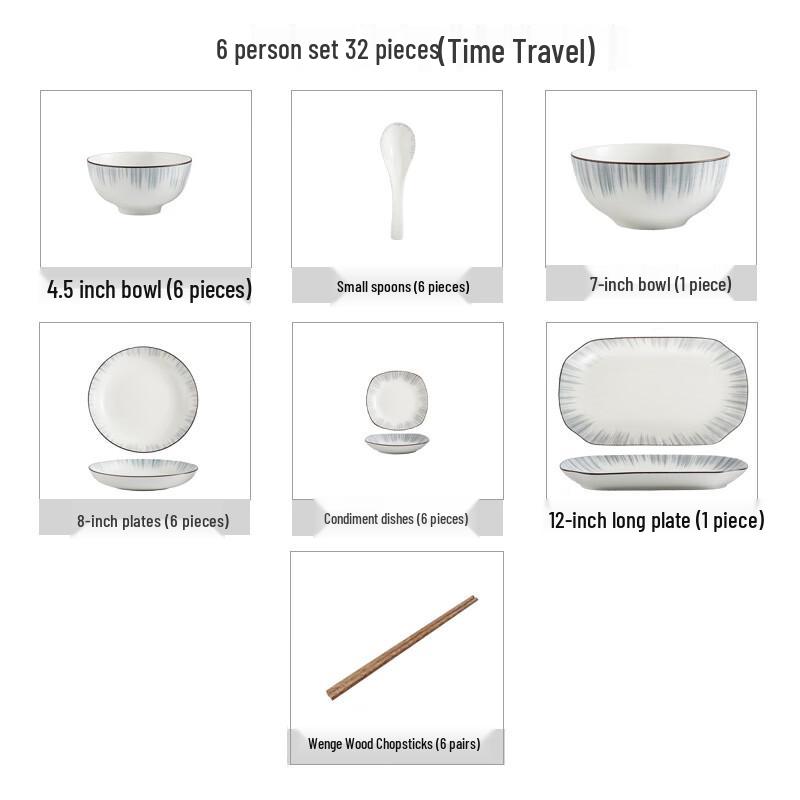 Zhishi Nordic Ceramic Dinnerware Set