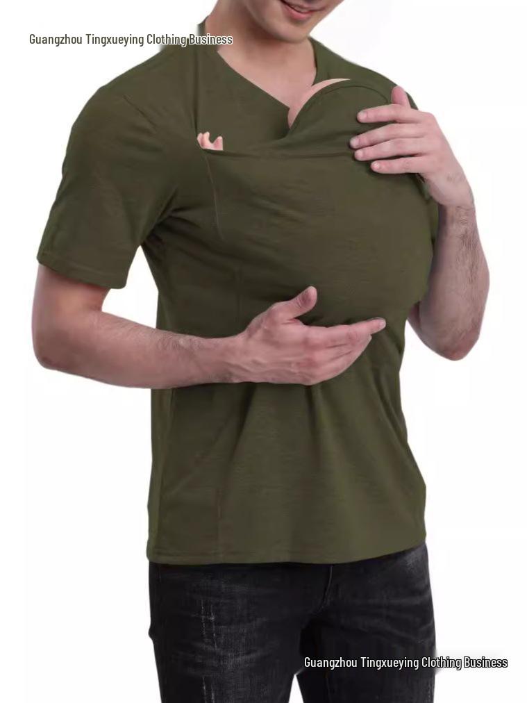 High-Quality Kangaroo Dad & Mom Multifunctional Soothing Shirt T-shirt Vest