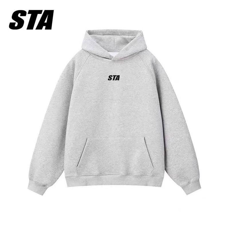 Unisex Hooded Sweatshirt by STA, Trendy American Brand, Loose Fit, Available for Spring and Autumn.