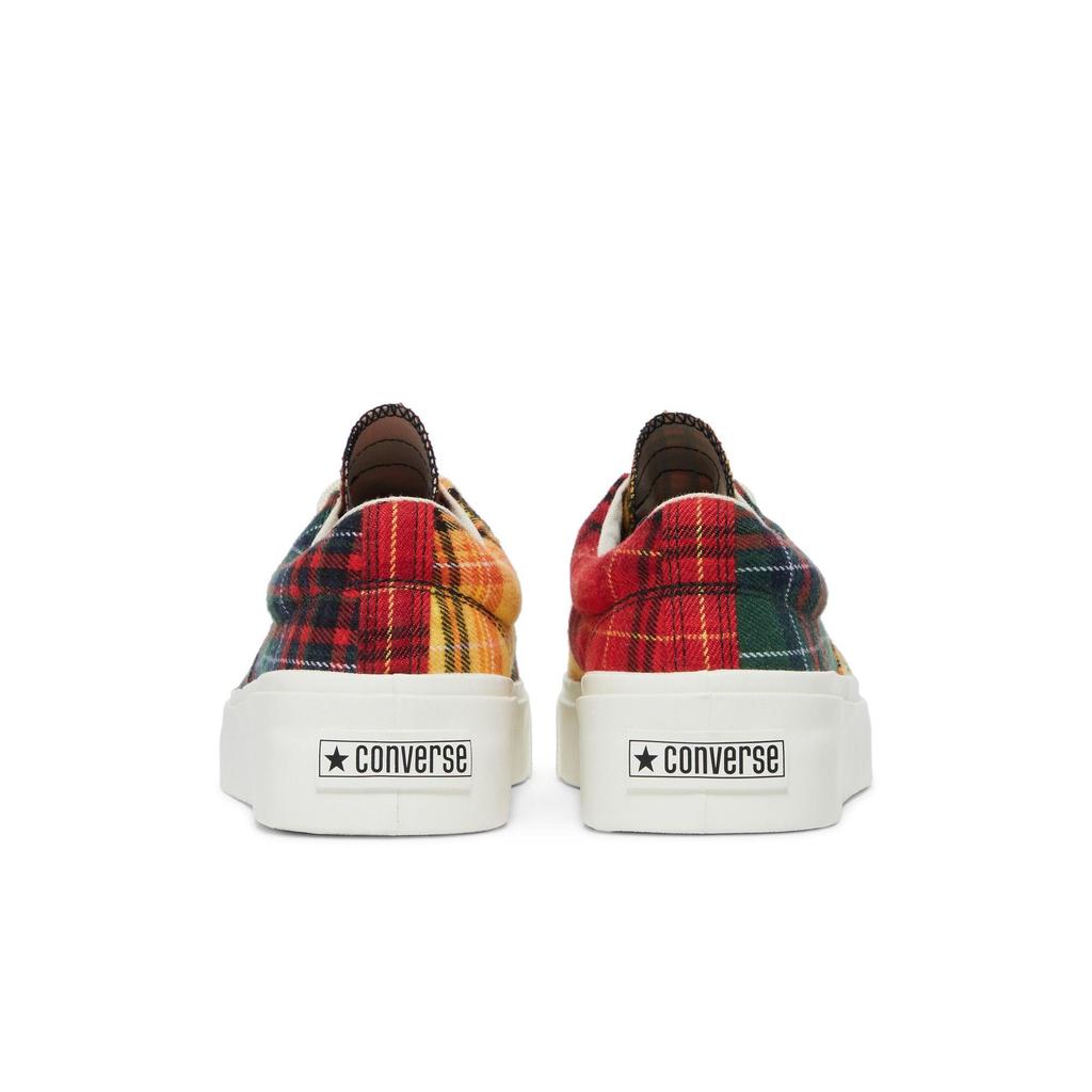 Converse Skid Grip Low 'Twisted Plaid - Egret' (Unisex) Egret / Multi / Egret Canvas Shoes 169218C