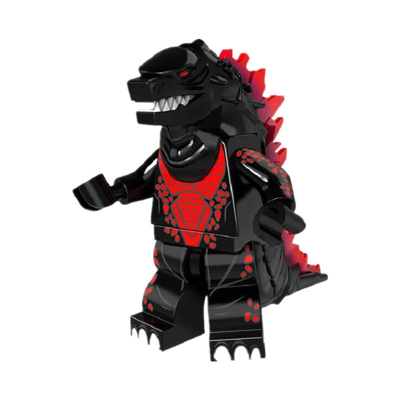 Godzillas Filmreihe Großer Dinosaurier Baustein MonsterKing Mini Animation Actionfiguren Modell Spielzeug Kindergeschenk