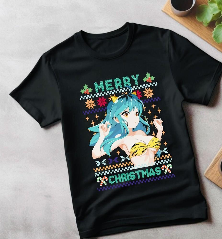 

Waifu Material Anime Shirt,Anime Girl Lewd Shirt,Funny Christmas|Christmas Shirt L