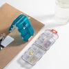 Pill Organizer Large Capacity with 10 Compartments Pill Box Portable Independent Lids Container for Travel And Gym