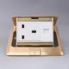 Floor Box Electrical Outlet Kit Household Copper Home Office Charging Station Countertop Tamper