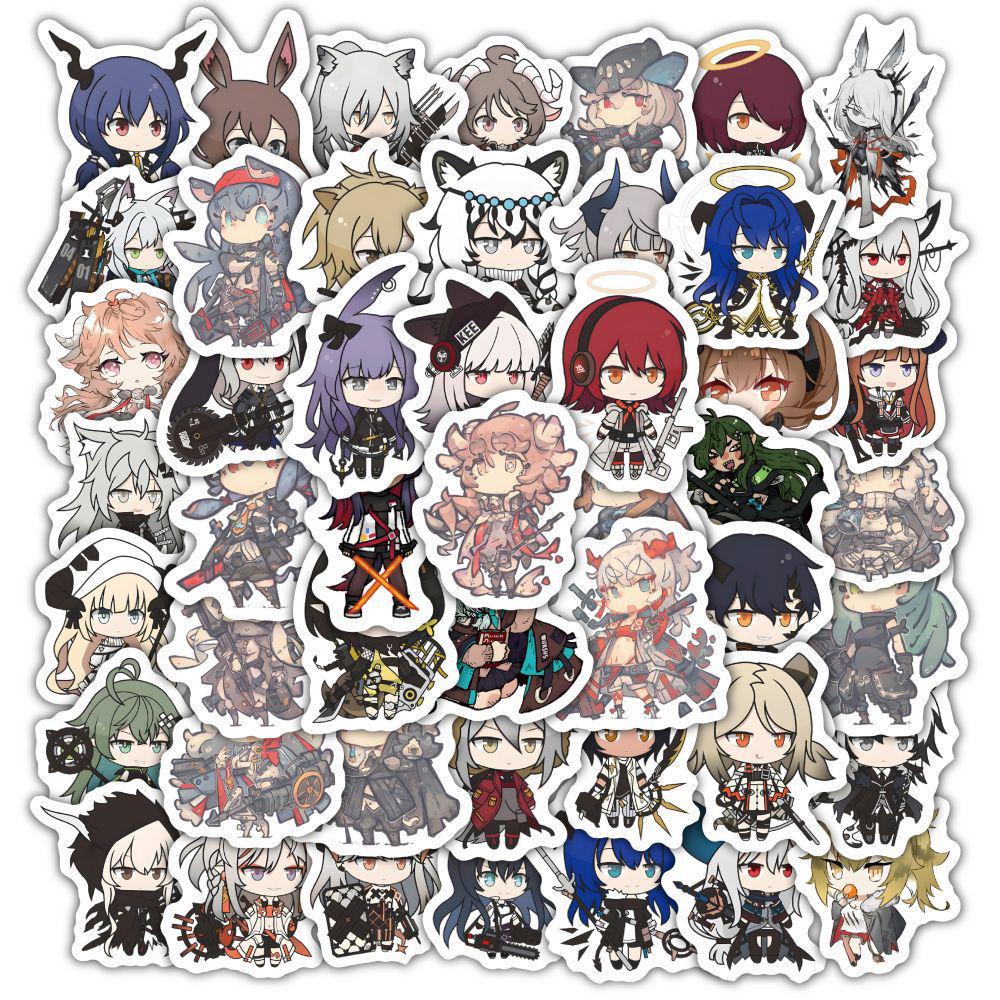 60 Arknights Game Cartoon Stickers: Surtr, Thorns, Saria Q Version for Computers