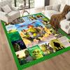 Shrek's Epic Adventures Square Rugs Are a Great Choice for Living Rooms, Bedrooms, Home Décor, and As Gifts.