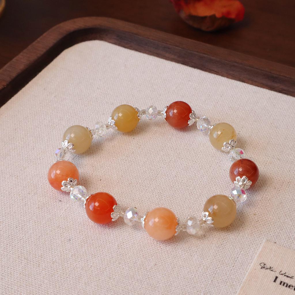 Natural crystal bracelet strawberry crystal bracelet Bangles Women Fashion Jewelry accessories Gift