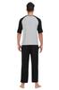 MoFiz Summer Loungewear Short Sleeve Top and Bottom Loose Fit Sweatshirt with Soft and Breathable and Plus Sizes Perfect Gift Men's Set, Pockets,