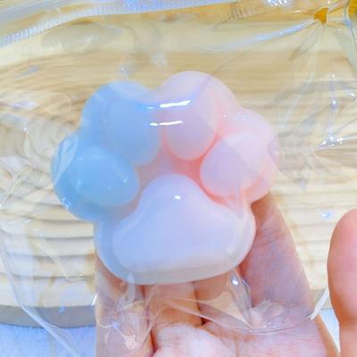 Silicone Cat Paw Fidget Toy Kneading Cat Paw Pinch Toy Cute Cat Paw Squeeze Toy  Practical Jokes