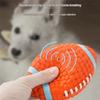 Practical-Pet Dog Toy Balls Squeak Puppy Toys Interesting Tennis Football Tooth Cleaning Toys For Dogs Easy Install Easy To Use