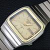 GENUINE VINTAGE SEIKO 5 AUTOMATIC JAPAN MENS GOLDEN COLOR DIAL WATCH A709193-1