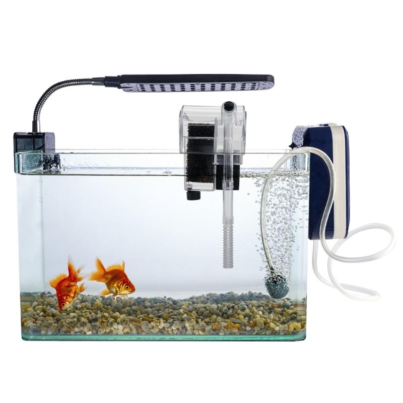 Adjustable Aquarium Filtration System for Quiet Settings in Fish Tanks Adjustable Flow, Suitable for Home Office Use