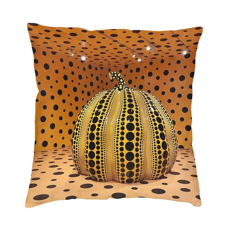 Yayoi Kusama Cushion Cover Two Side 3D Printing Polkadot Pinky Throw Pillow Case for Sofa Cool Pillowcase Home Decorative
