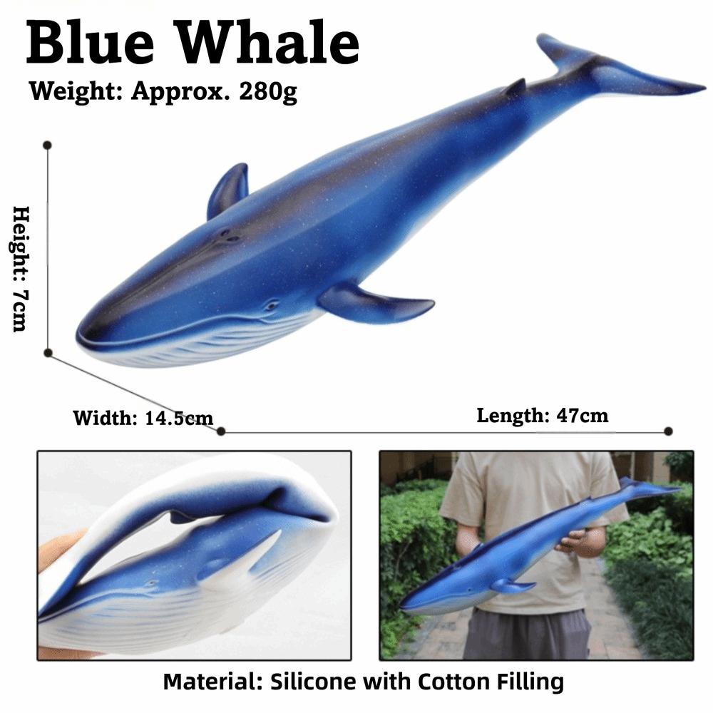 Large Size Ocean Animals Action Figures Great White Shark Model  Ocean Animal Simulation