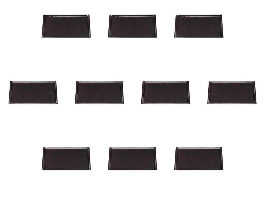 Set of 10 [A] Beaded Trays, 2-inch Size [35.9 x 26.3 x 1.7 cm]  Trays, ABS Resin, Setomonohonpo