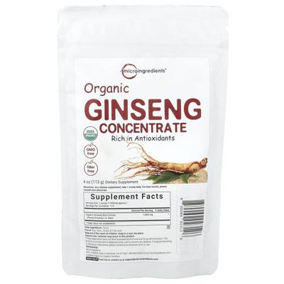 Organic Ginseng Concentrate, 4 Oz (113 G)