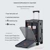 Multi-Purpose Business Trolley Suitcase with Laptop Compartment and Cup Holder