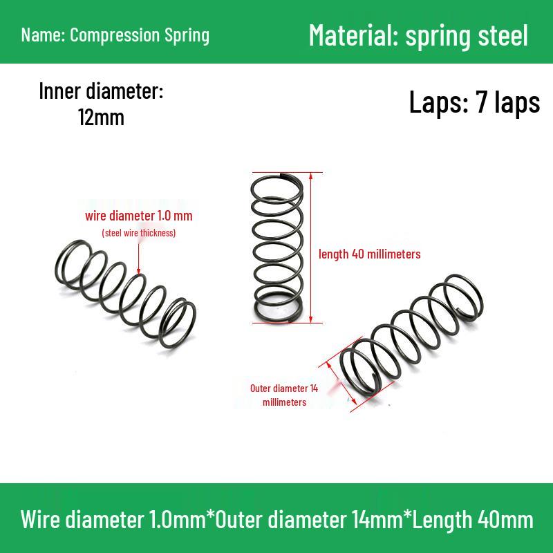 Heavy Duty Y-Type Compression Spring Shock Absorber, 1.0mm Wire Diameter, Outer Diameter 5-20mm.
