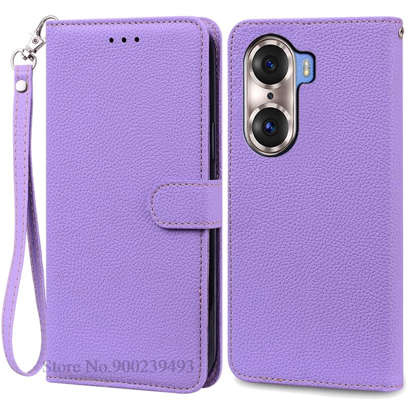 

Чехол для Honor 60 Pro Чехол для Honor 60 Силиконовый мягкий кожаный флип-чехол для Honor 60 Pro Чехол-кошелек для телефона Fundas Coque For Honor 60