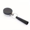 1/2Pcs Heavy Duty Retractable Pen Camping Pull Holder Reel Carpenter Pencils Anti Lost Rope Key Ring Chain Belt Clip
