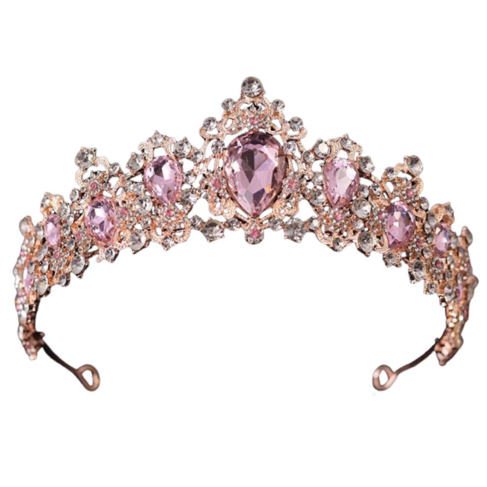 Crystal Bridal Crown Baroque Wedding Tiaras Dress Accessories Diadem Headwear Bridal Event