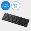 SANWA SUPPLY Teclado fino sem fio (Preto) SKB-WL22BKN