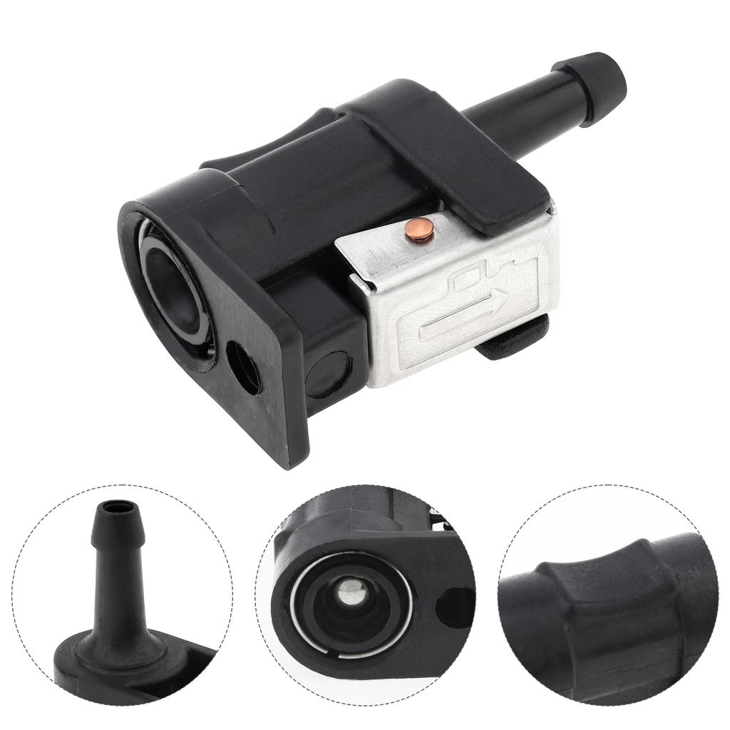 6mm Innengewinde Schnellkupplung Kraftstoffleitung Hochdruck Verschleißfester Verbinder Fitting für Außenbordmotor Marine