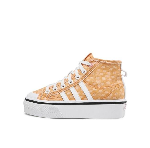Adidas Disney Nizza Platform Mid Sneakers GZ1657 Orange