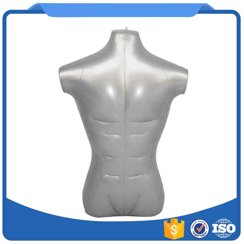 Inflatable Male Torso Mannequin Display Stand for Men's Clothing