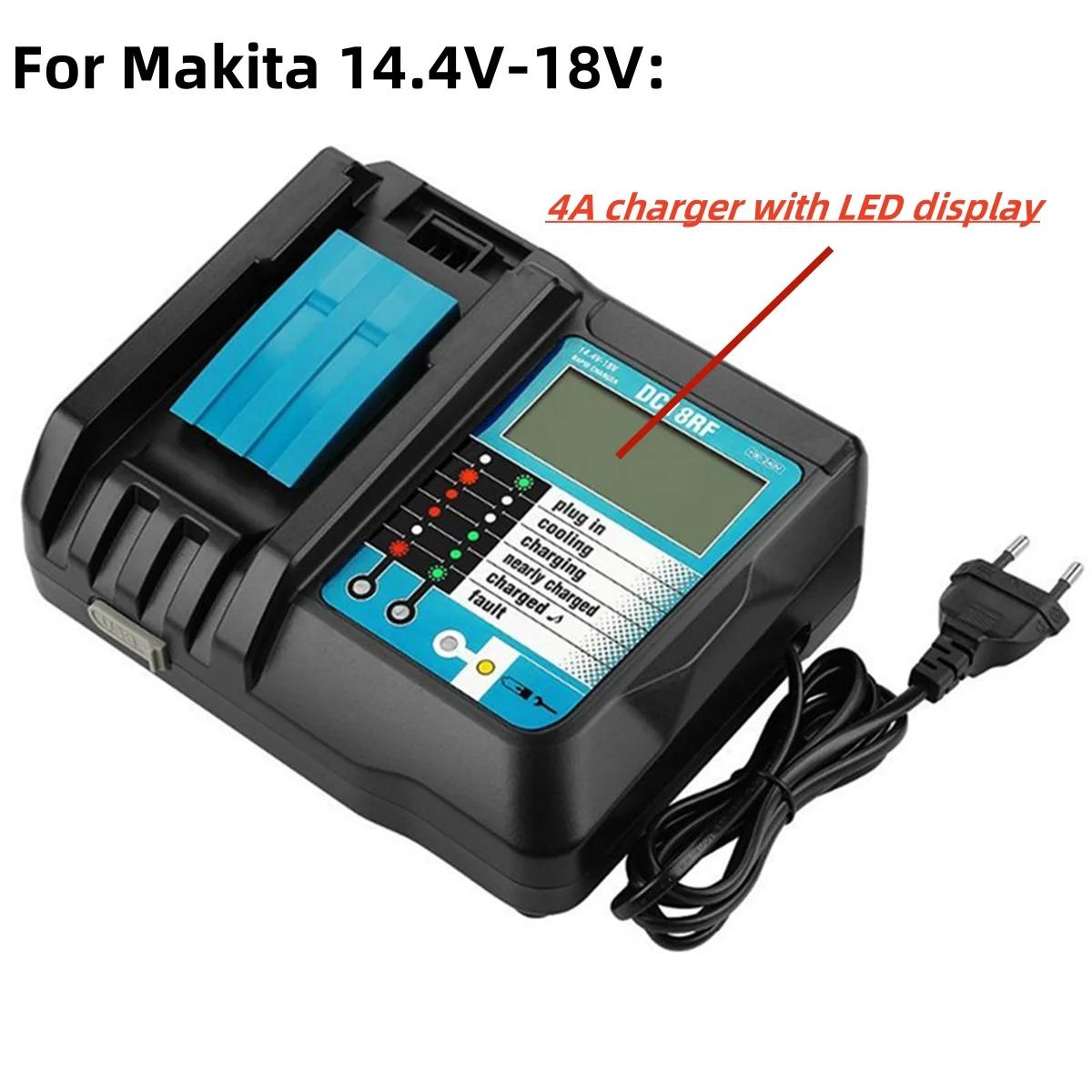 

аккумулятор или зарядное устройство для аккумулятора makita 18v bl1850b bl1860 bl 1860 bl1830 bl1815 bl1840 LXT400 9.0Ah для аккумулятора makita 18650 серебряный