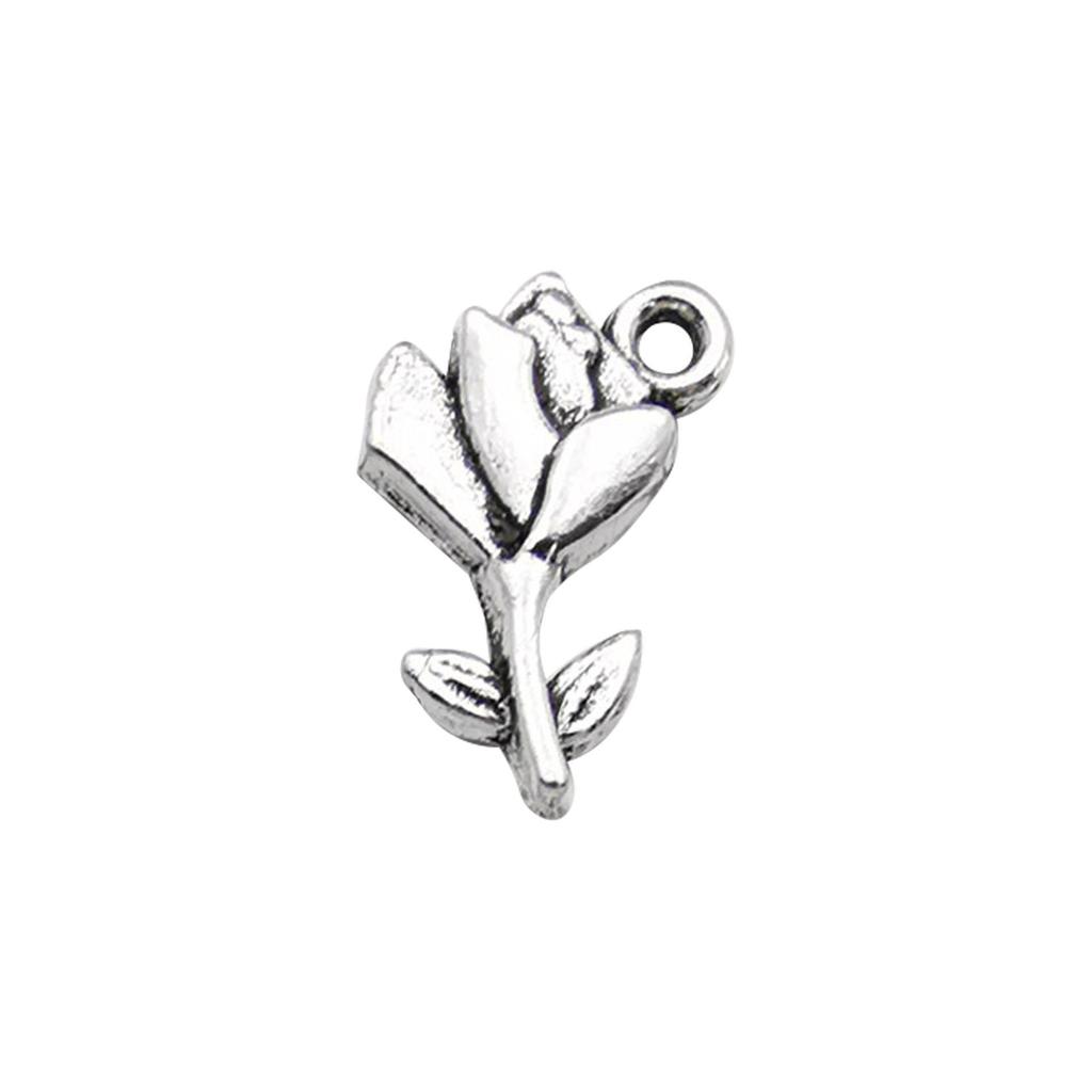 Alloy Flower DIY Jewelry Accessories for Necklace, Bracelet, Key Pendant