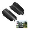 AQIMY Motorcycle Hand Guard, Knuckle Visor, Steel, Stone Stepping Protection, For Harley Dyna Models, Left and Right Set, Vivid Black
