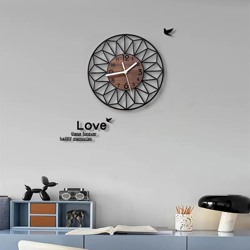Creative Wall clock, silent wall clock, simple living room decoration watch, fashionable Nordic style