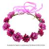 Flower Headbands Floral Garlands Crown Hair Wreath Bride Flower Crown Wedding