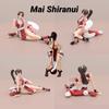 Mai Shiranui Pvc Figure 8cm/3.1in Height Red Color Cartoon Style