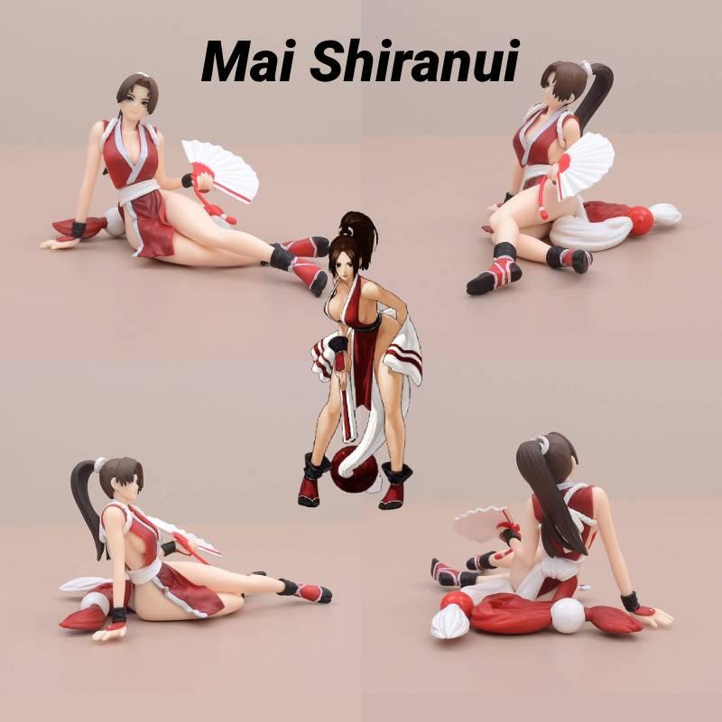 Mai Shiranui Pvc Figure 8cm/3.1in Height Red Color Cartoon Style